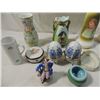 Image 2 : CHINA PORCELAIN LOT EGGS OCCUPIED JAPAN VASE ITALY