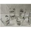 Image 2 : BOX LOT SWANKY SWIG COCKTAIL GLASSES OLD CARS
