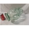 Image 2 : LARGE ELEGANT BLOWN GLASS VASE GREEN