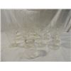 Image 1 : BOX LOT VINTAGE CRYSTAL STEMWARE WINE GLASSES