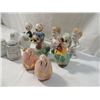 Image 3 : BOX LOT 6 PAIRS ANTIQUE VINTAGE SALT PEPPER SETS