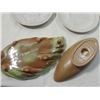 Image 4 : FRANKOMA PLATES RED WING POTTERY DISHES LOT