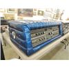 Image 2 : VINTAGE KUSTOM BLUE SPARKLE NAUGAHYDE AMPLIFIER