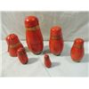 Image 3 : CHRISTMAS NESTING SANTAS IN WOOD AND BELL
