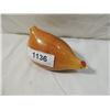 Image 1 : RARE BLOWN GLASS HOLLOW ROOSTER PAPER WEIGHT