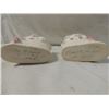 Image 2 : PAIR VINTAGE CERAMIC BABY SHOES 1946 DATED