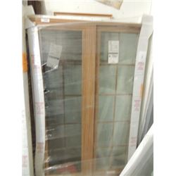 NEW DOUBLE CASEMENT WINDOW 40" X 65" $650