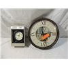 Image 1 : LOT 2 NEW CONTEMPORARY CLOCKS DESK AND WALL