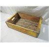 Image 2 : VINTAGE WOOD COCA COLA COKE CASE RACK YELLOW NICE