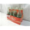 Image 1 : VINTAGE 8 PACK RARE 6.5 OZ COKE COCA COLA BOTTLES