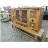Image 2 : 2 PIECE OAK GOTHIC KELTIC OAK BUFFET VITRINE