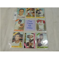 LOT 8 1966 TOPPS BASEBALL CARDS