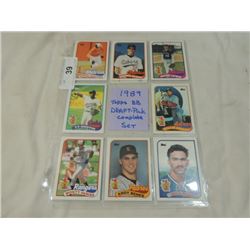 LOT 1989 TOPPS BASEBALL DRAFT PICK COMPLETE SET