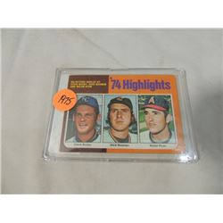 TOPPS BASEBALL CARD 1975 RYAN BOSMAN BUSBY