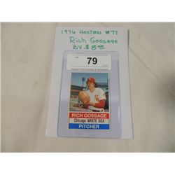 1976 HOSTESS BASEBALL CARD RICH GOSSAGE #77