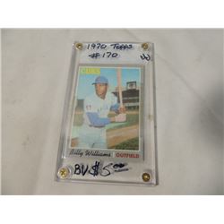 1970 TOPPS BILLY WILLIAMS BASEBALL CARD