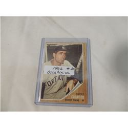 1962 TOPPS BASEBALL CARD ROCKY COLAVITO