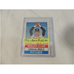 1976 BASEBALL CARD NOLAN RYAN #79