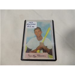 1954 BOWMAN MICKEY VERNON #152 BASEBALL CARD