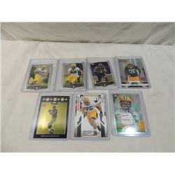 7 CARD FOOTBALL CARDS TOPPS PACKERS ROOKIES