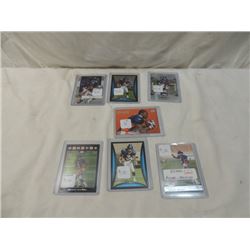 7 CARD LOT FOOTBALL CARDS BEARS ROOKIE ROYAL