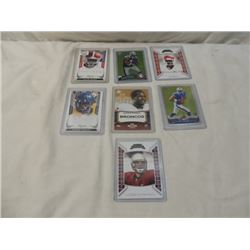 7 CARD LOT FOOTBALL CARDS ALL ROOKIES!!