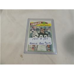 1977 TOPPS VINCE PAPALE #397 FOOTBALL CARD