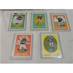 LOT 5 2007 TOPPS ROOKIE FOOTBALL CARDS