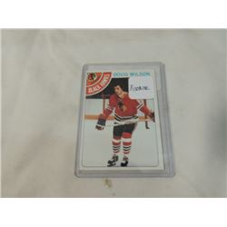 1977 1978 HOCKEY CARD BLACKHAWKS ROOKIE WILSON