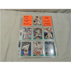 1989 SCORE UPDATE SET 1-110 GRIFFEY ROOKIE