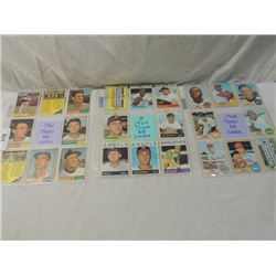 24 CARD LOT BASEBALL TOPPS 1961 1964 1968 VINTAGE