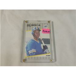 KEN GRIFFEY, JR. FLEER BASEBALL CARD ROOKIE