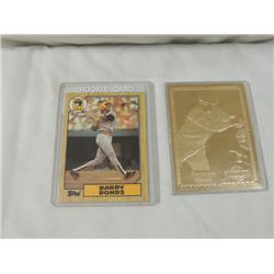 1987 TOPPS BARRY BONDS #320 ROOKIE CARD