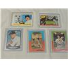 Image 1 : 5 BASEBALL CARD LOT MICKEY MANTLE MIXED YEARS