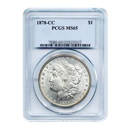 1878-S $1 Morgan Silver Dollar PCGS MS65