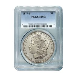 1879-S $1 Morgan Silver Dollar - PCGS MS67