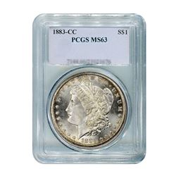 1883-CC $1 Morgan Silver Dollar - PCGS MS63