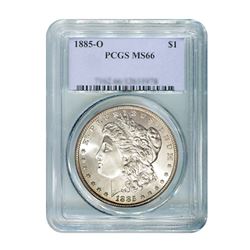1885-O $1 Morgan Silver Dollar - PCGS MS66