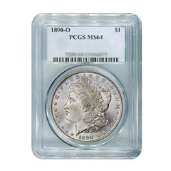1890-O $1 Morgan Silver Dollar - PCGS MS64