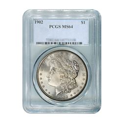 1902 $1 Morgan Silver Dollar - PCGS MS64