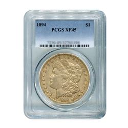 1894 $1 Morgan Silver Dollar - PCGS XF45