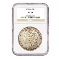 1895-O $1 Morgan Silver Dollar - NGC VF25
