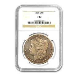 1895-S $1 Morgan Silver Dollar - NGC F12