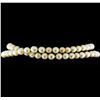 Image 3 : 6.09ctw Multi Gemstone, Diamond and Pearl Necklace - 18KT Yellow Gold