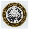 Image 2 : Limited Edition $10 Las Vegas .999 Silver Gaming Token