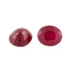 13.59ctw. Oval Ruby Parcel