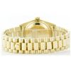 Image 6 : Rolex 18KT Yellow Gold 1.00ctw Diamond President Men's Watch