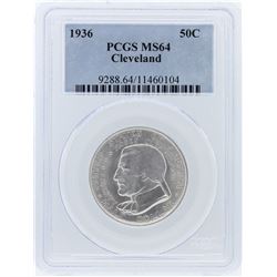 1936 PCGS MS64 Cleveland Centennial Commemorative Coin