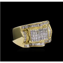 14KT Yellow Gold 2.71ctw Diamond Ring