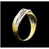 Image 4 : 0.15ctw Diamond Ring - 14KT Two-Tone Gold